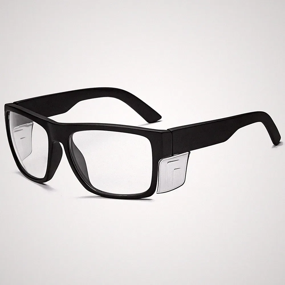 BEASVFE Photochromic Wraparound Safety Glasses, ANSI Z87.1, UV Protection, An...