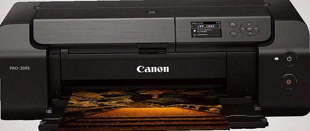 Canon - PIXMA PRO-200S Professional Wireless Inkjet Photo Printer - Black