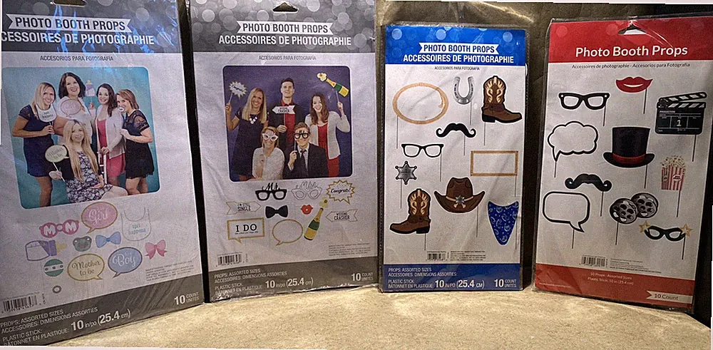Creative Converting Assorted Photo Booth Prop Accessories