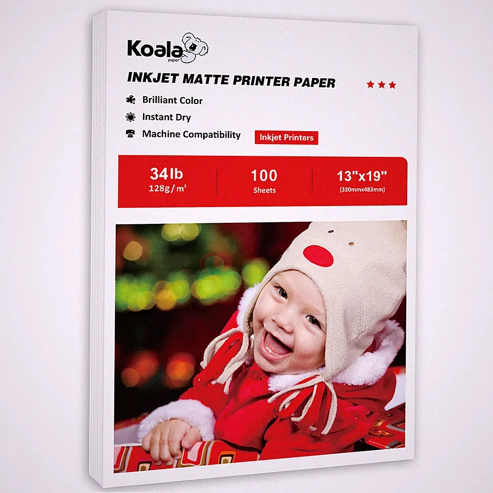 Koala Photo Paper 13X19 Matte 100 Sheets 34lb for Inkjet Epson Canon DIY Poster
