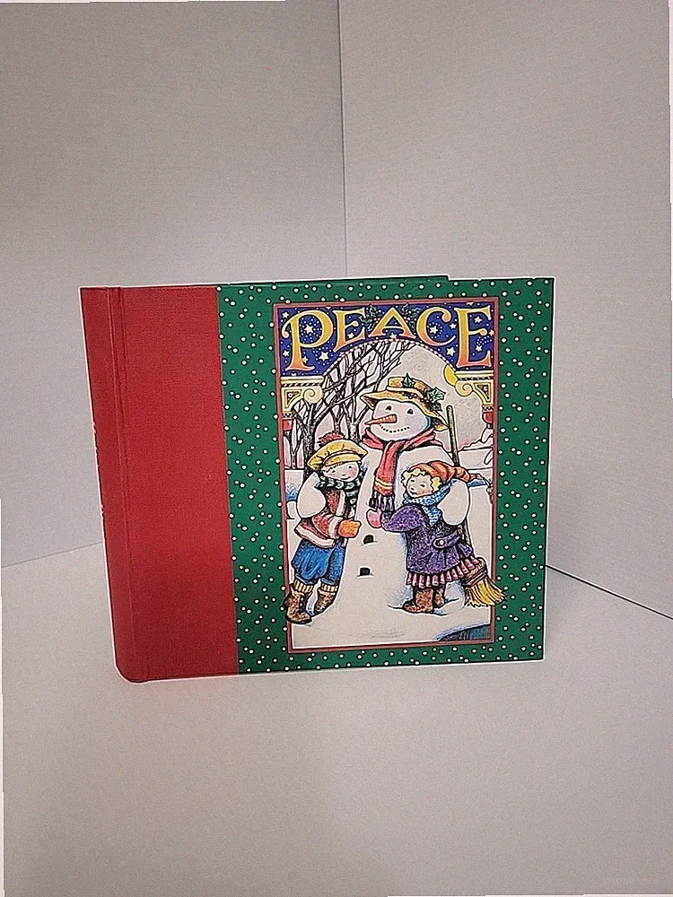 Mary Engelbreit Ink 2000, Vintage Holiday Christmas Scrapbook Photo Album
