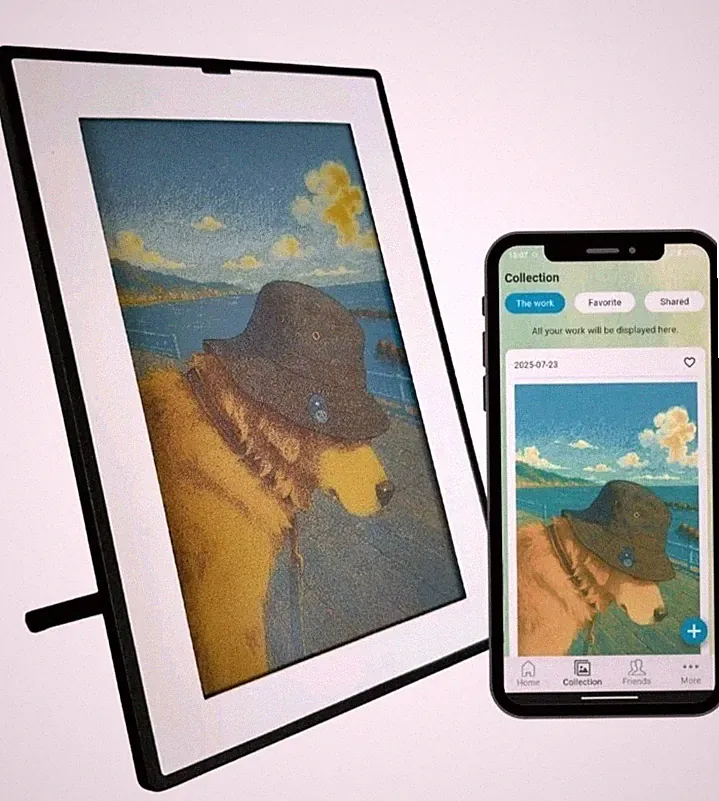 Smartwiz+Art 7.3” Color E-ink Digital Picture Frame Japan