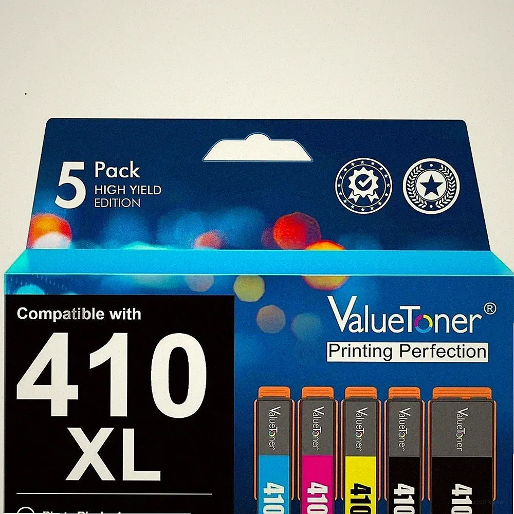 Valuetoner Epson 410XL Ink 5 Pack | Black Cyan Yellow Magenta Photo Black
