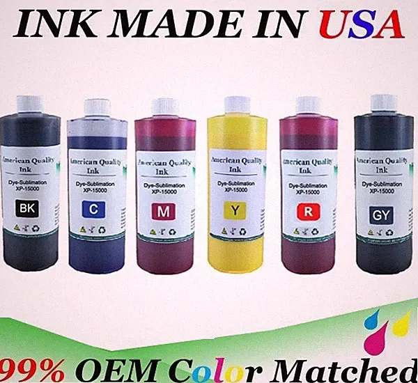 VC Dye Sublimation Ink 6-250ml bottles (non-OEM) for Photo Expression XP-15000